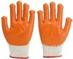 Rubber-Coated Cotton Gloves