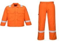 Flame-Retardant Two-Piece Suit